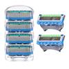 4Pcs/lot Professional Razor Blades 5-Blade Razor Cartridges