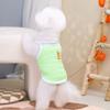 Small Pet Tank Top Knit Embroidery Cats Dogs Teddy Puppy Casual T-Shirt