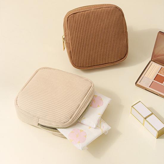 Косметичка с застежкой-молнией, водонепроницаемая, портативная, компактная, дизайн, органайзер для гигиенических салфеток, сумка для хранения косметики