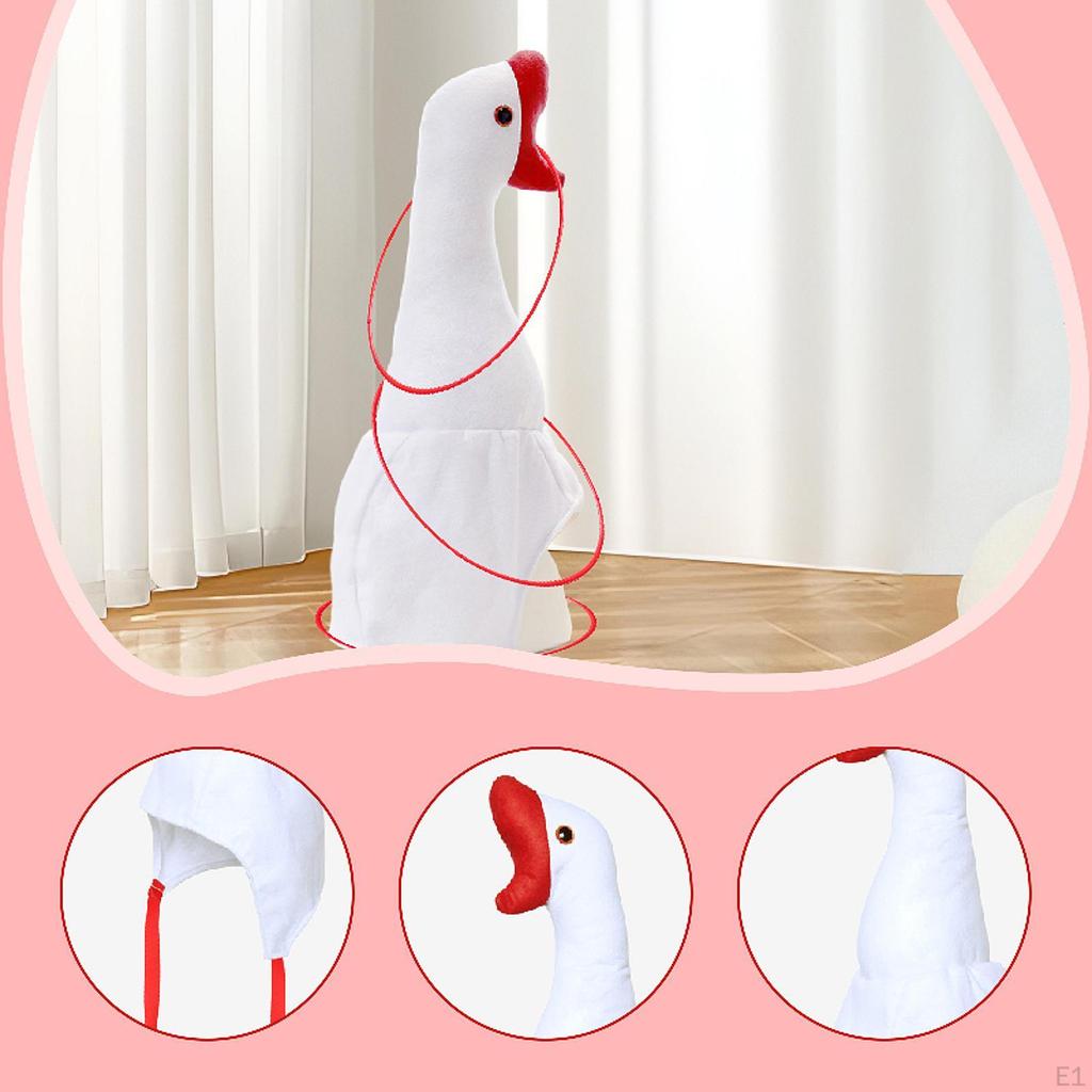 Goose Headwear Costume Accessories Stuffed Novelty Hat for Outdoor Easter Favor Cosplay