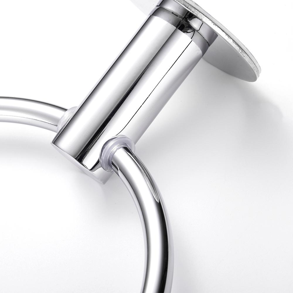Towel Ring Stainless Steel Heavy Duty Hand Towel Holder Self Adhesive No Drilling Towel Rack for Home Hotel Bathroom Kitchen