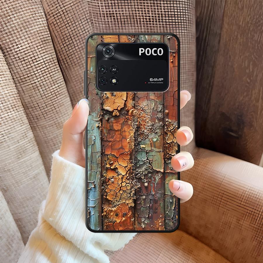 Ретро Ржавчина Чехол для телефона Funda для Xiaomi Poco F8 F1 C50 M3 M4 M7 Pro X3 X4 X5 X7 Pro C75 C61 F3 C71 M5