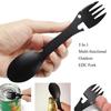 Инструменты для выживания на открытом воздухе 5 в 1 Кемпинг Многофункциональный комплект EDC Практичная открывалка для бутылок/консервных банок