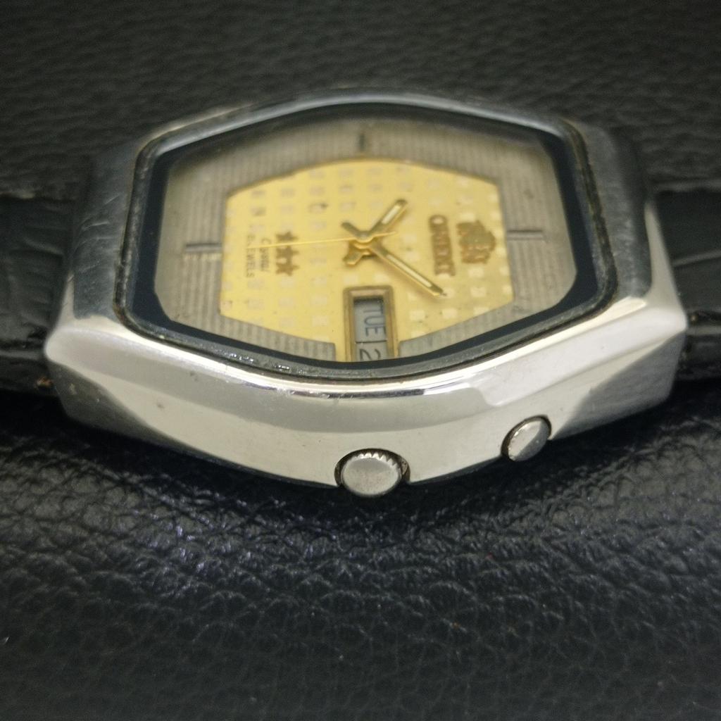 АВТОМАТИЧЕСКИЕ ВИНТАЖНЫЕ ЧАСЫ ORIENT JAPAN 46941 МУЖСКИЕ ОРИГИНАЛЬНЫЙ ЦИФЕРБЛАТ a700165-5 R201-a700165