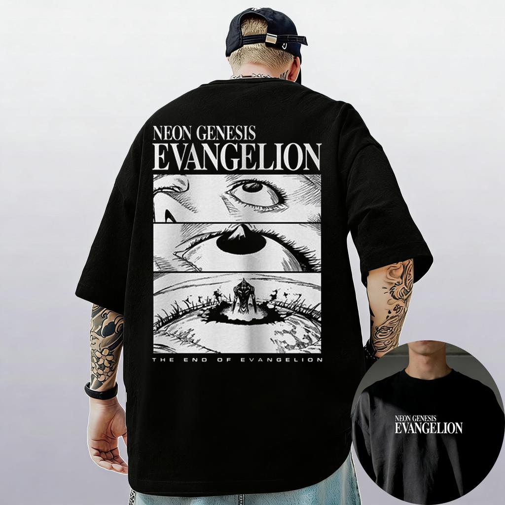 2026 Neon Genesis Evangelion Аянами Рей Аска Классический Стиль Футболка с коротким рукавом Мужская Женская Летняя Хлопковая Футболка Для Родителей и Детей До...