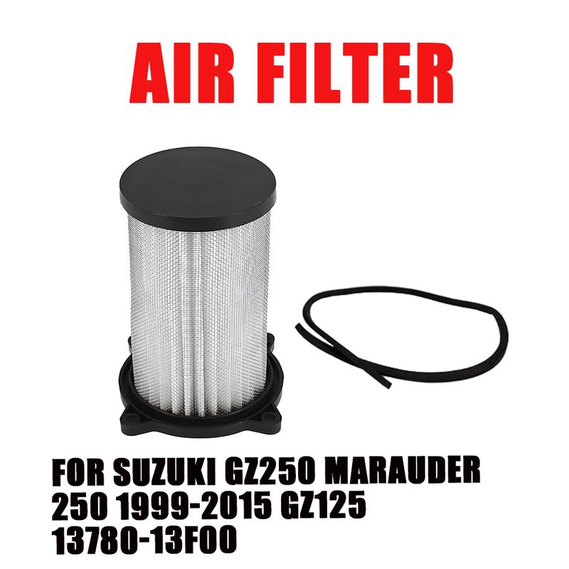 For Suzuki GZ250 Marauder 250 1999-2015 GZ125 13780-13F00 Motorcycle Parts Air Filter Intake Cleaner System Parts Elements
