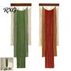 Cotton Tassel Tapestry Boho Wall Hanging Decor, Hand Woven Tapestry, Gradient Handwoven Art Color Fringe Decor for Bedroom Living Room Cafe Decoration