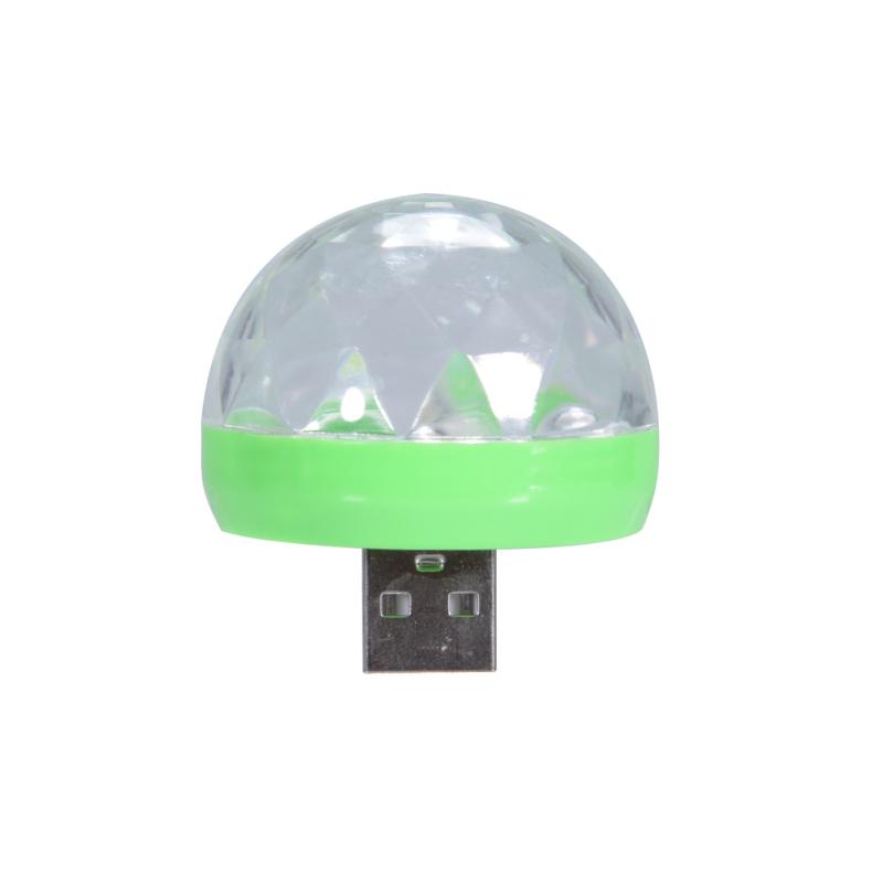 Мини-красочный лазерный свет DJ с USB-разъемом, волшебный свет мобильного телефона для украшения бара на сцене