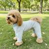 Warm Elastic Pet Jumpsuit Windproof Dog Fleece Pajamas Pet Four Legged Pants  Small Medium Dogs