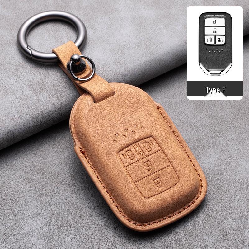 Совместимый кожаный чехол для ключа для GAC Toyota CRV, Crown, Accord, Civic, Haoying и Inspire