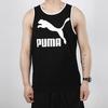 Puma Трикотажный дышащий баскетбольный жилет с круглым вырезом для мужчин, черный 597456-01