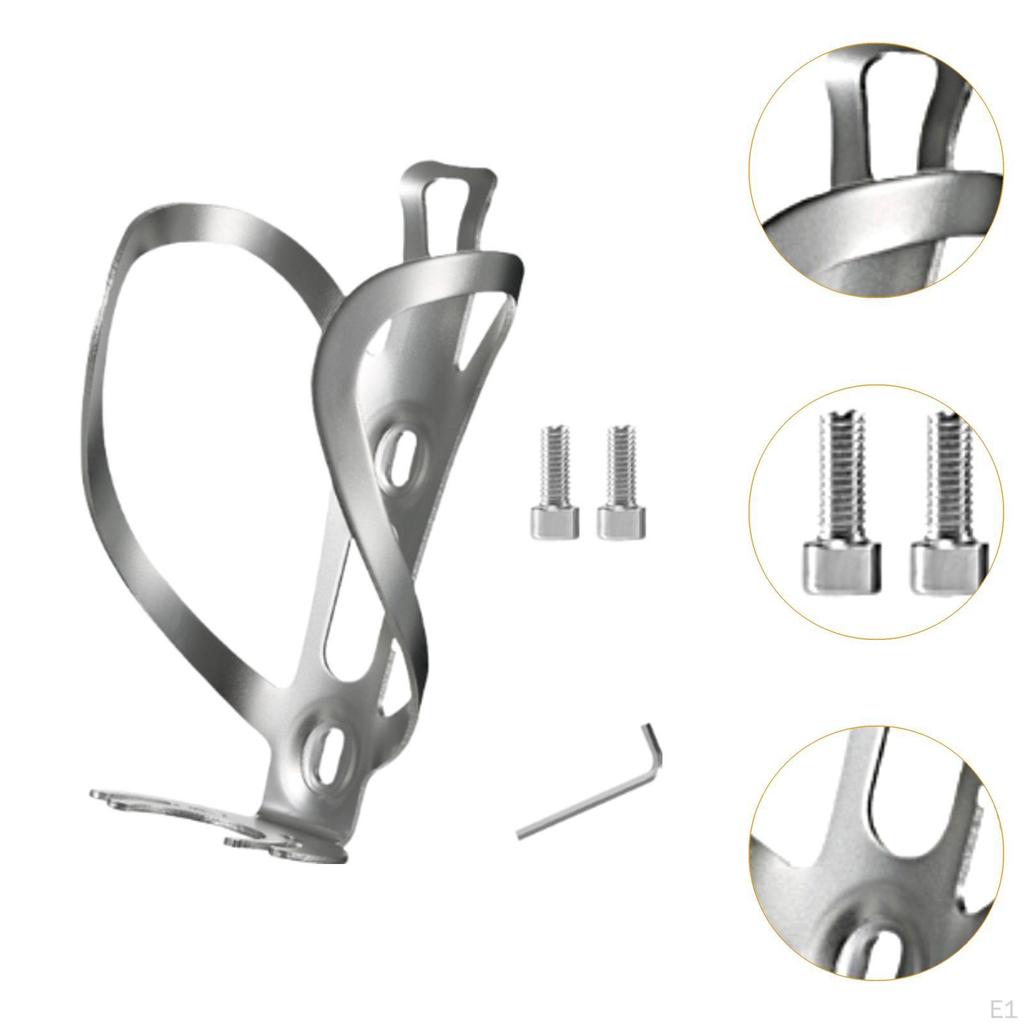 Bike Water Bottle Holder Cup Mount with Screws and Wrench for Mountain Road Bikes Cycling Accessory