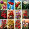 DIY Flower 5D Diamond Painting Full Round Drill Cross Stitch Kit Diamond Embroidery Mosaic Rose Resin Wall Art Gift Home Decor