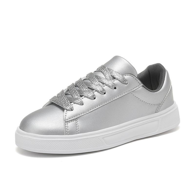 Shoes Korean Version Trendy Fashion Skateboard Shoes Couple Casual Flat-soled Sports Shoes Soft-soled Comfortable Little White Shoes Women