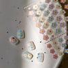 Magico Iron Sweet Frangipani Frosted 3D Jelly Nail Stickers M-972pro Series