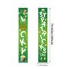 St. Patrick'S Day Family Party Door Frame Decoration Couplet Polyester Cloth Flag Poster Customization
