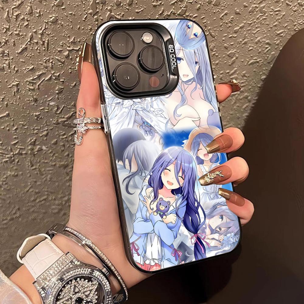 Date a Live Mio Takamiya Translucent Mobile Phone Case for iPhone 17 16 15 14 13 12 11 X XR XS Air Pro Max Plus Colorful Cover