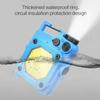 Rechargeable COB Pocket Flashlight Hands-Free Keychain Ultra Bright LED Work Light 6 Modes Type C Fast Charging