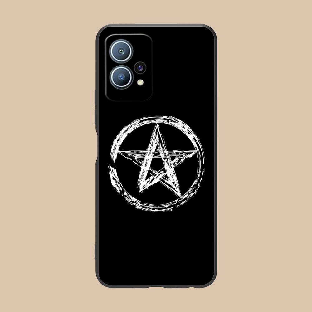 Aesthetic Pentagram Phone Case for Huawei P60 P50 P40 P30 P20 P10 P9 P8 Pro Lite Plus Soft TPU Shockproof Cover
