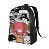 Рюкзак One Piece Студенческий Унисекс Рюкзаки с рисунком Чоппер Полиэстер Современные Школьные Сумки Рюкзак в уличном стиле Разноцветный