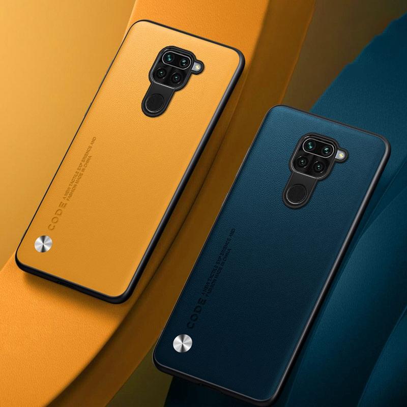 Роскошный чехол из искусственной кожи для Xiaomi Redmi Note 9 Note9 Pro, задняя крышка, матовый силиконовый защитный чехол для телефона Redmi Note 9S 9 Pro