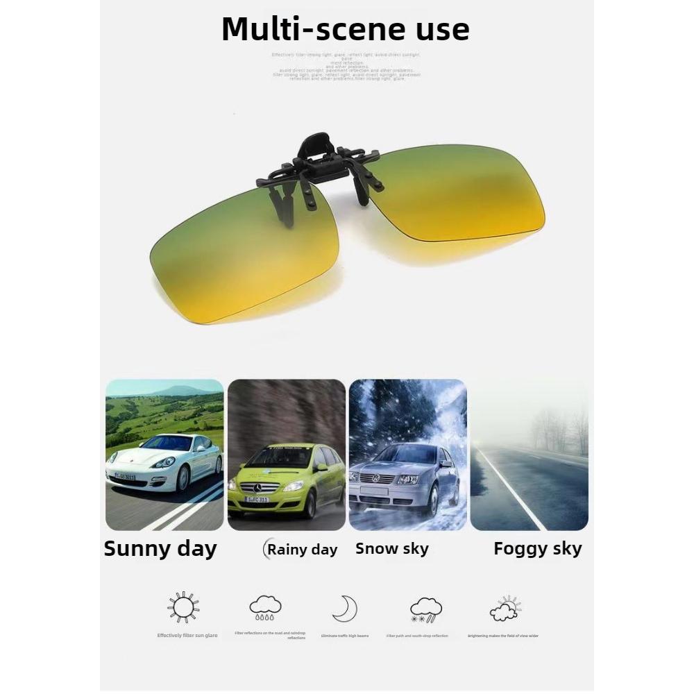 Солнцезащитные очки клипсы очки для близорукости поляризованные светочувствительные солнцезащитные очки для мужчин и женщин для вождения рыбалки день и ночь ночного видения