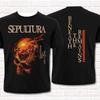 Футболка Sepultura Beneath The Remains 1989 Трэш Дэт Метал Грув Метал Летний Хлопок Мужская Женская Топ Футболка Уличная Одежда Повседневная