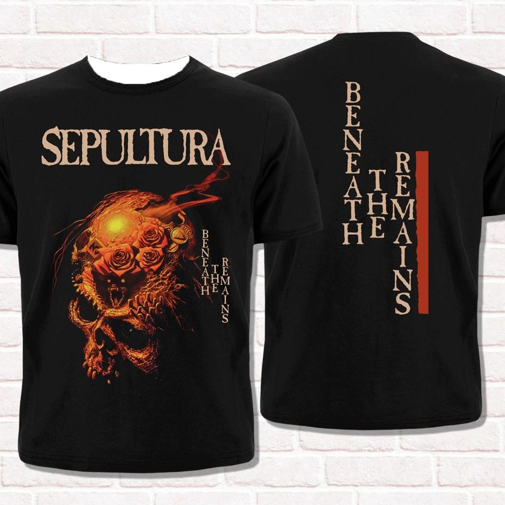 Футболка Sepultura Beneath The Remains 1989 Трэш Дэт Метал Грув Метал Летний Хлопок Мужская Женская Топ Футболка Уличная Одежда Повседневная