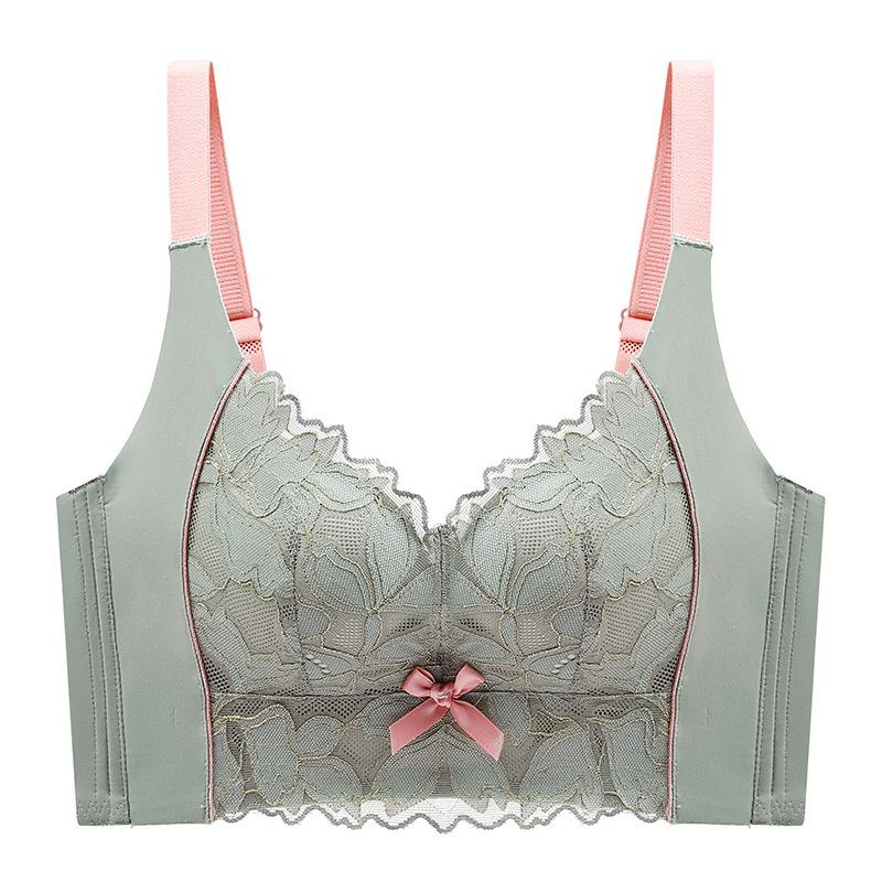 Теплое нижнее белье без стального кольца, бюстгальтер с боковым сбором, антипровисающий бюстгальтер с боковой грудью