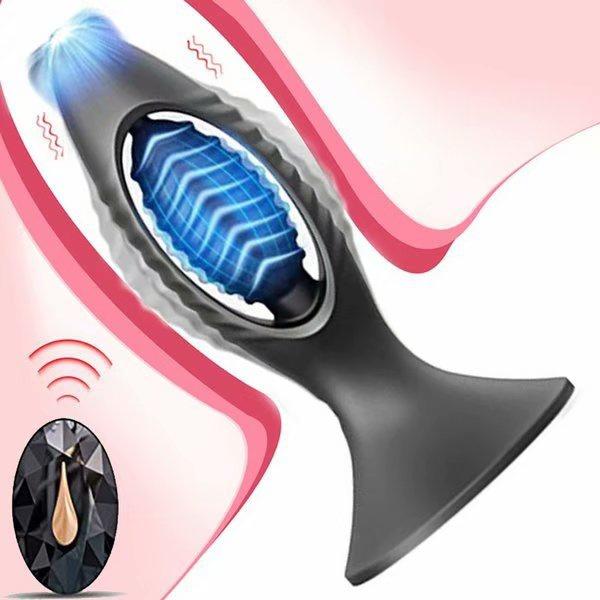 Anal Plug Dildo Vibrator Prostate Massager Wireless Remote Control Vibrator Male Adult Products Female Sex Toys