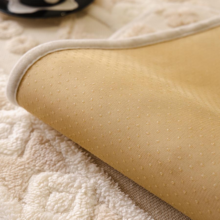 1 шт. Богемный стиль, коврик для дивана, нескользящий дизайн, цельный, легко устанавливается, можно стирать в машине,