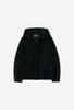 ZIOSONGZIO Glossy Corduroy Hooded Down Jumper Black Zi6Jp706Bk