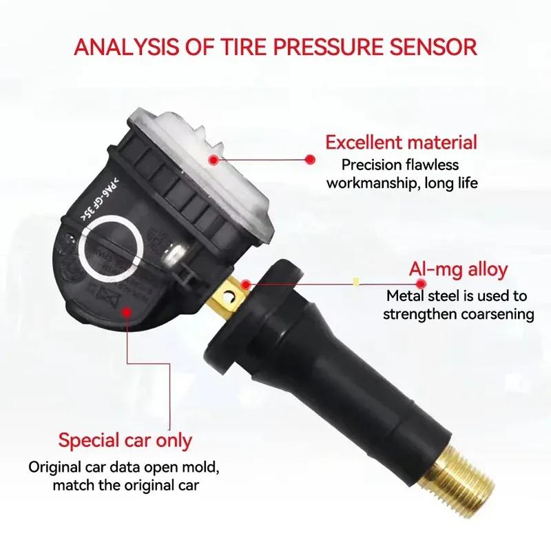 4/1X Car Tire Pressure Sensor Monitor System TPMS Tire Pressure Sensor 315MHz 13598772 For Chevrolet Equinox Cruze 2018-23 GL8