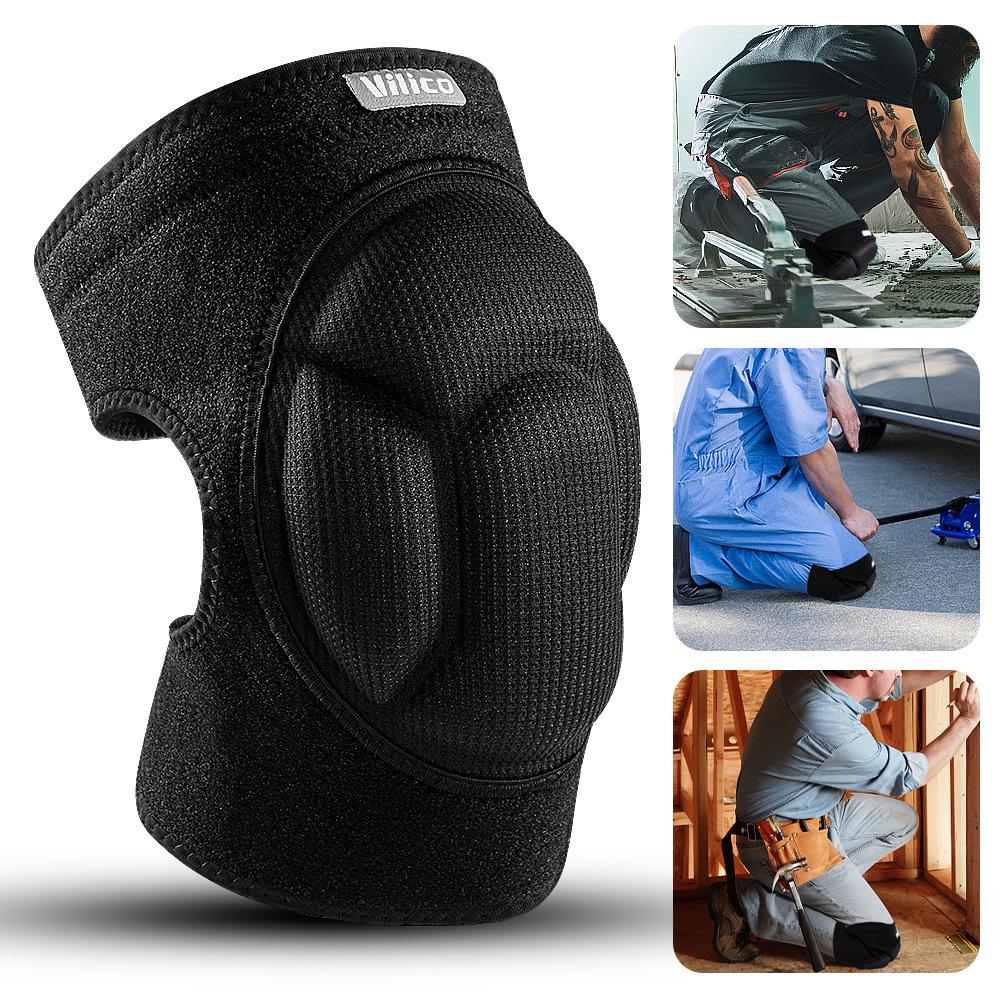 Дышащие наколенники на липучке против ударов: Амортизирующее, Удобное Спортивное Снаряжение