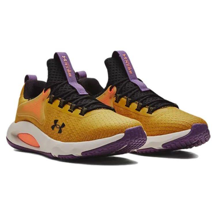 Under Armour HOVR Rise 4 Gilded Yellow Мужские кроссовки Orange-Blast Black 3025565-700