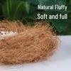 Coconut & Grass Fiber Bird and Small Animal Nest Bedding with Wood Shavings for Zebra Finch and Parrot Breeding