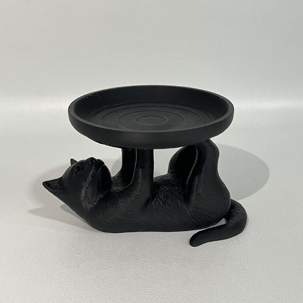 INS Поднос для украшений в виде кошки, большой вместимости, держатель для колец, забавный поднос для хранения украшений, хранение украшений