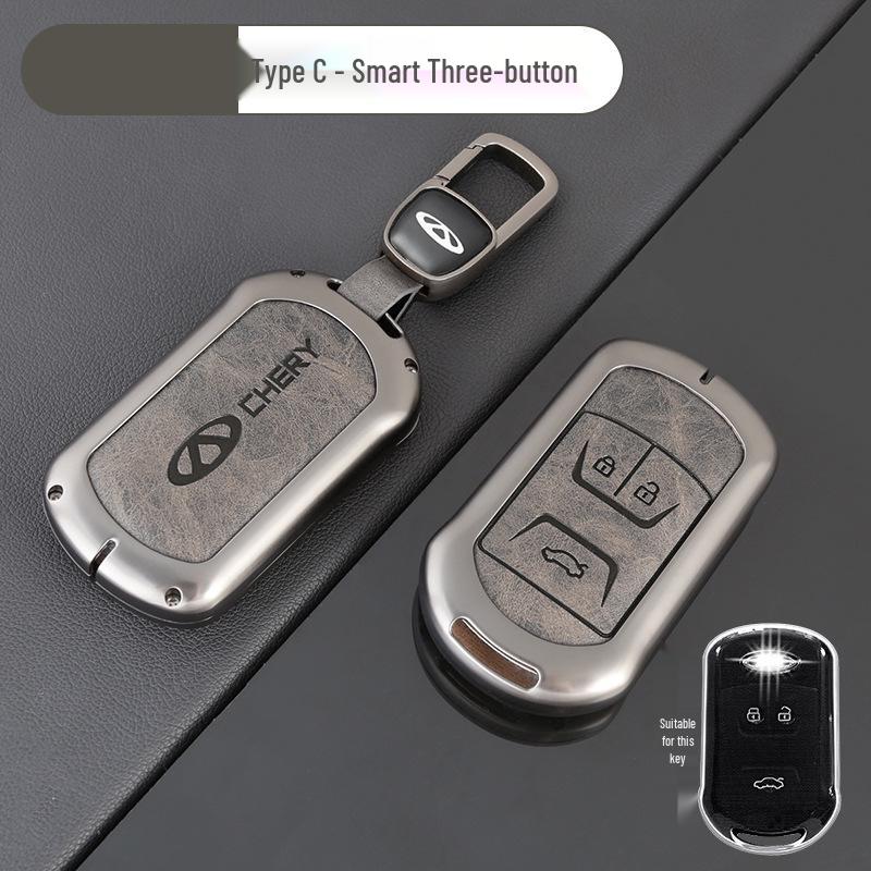 Чехол-брелок для Chery Fengyun T9, T10, Tiggo 8pro, Arrizo 8, Fengyun A8, Explore 06, Квадратная пряжка