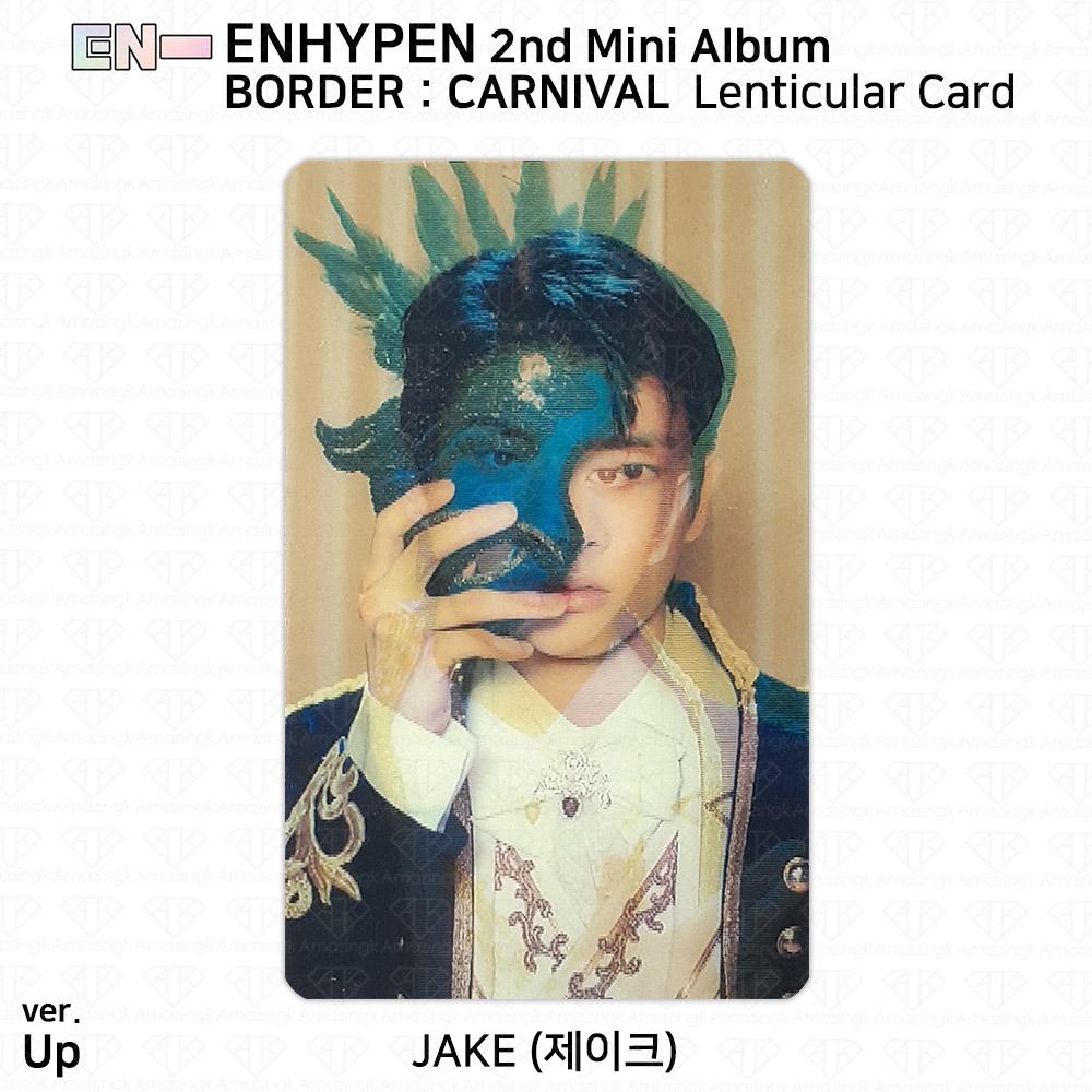 ENHYPEN 2-й мини-альбом Border Carnival, официальная фотокарточка Up Hype Down Ver. KPOP