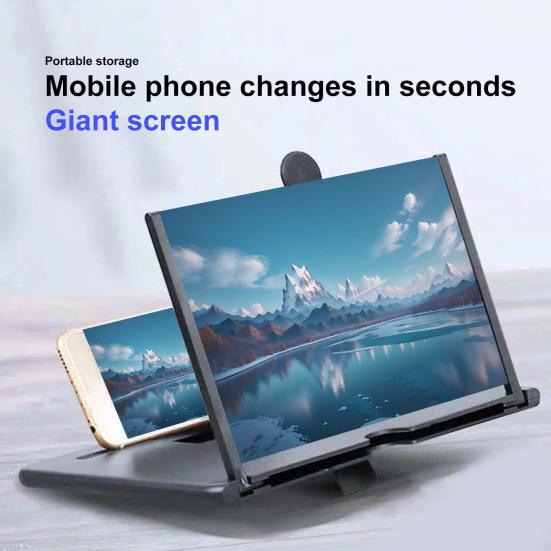 2 шт./компл. стеклянный экран мобильного телефона с увеличительным стеклом 12 дюймов 10 дюймов 3D складная дизайнерская лупа для экрана телефона