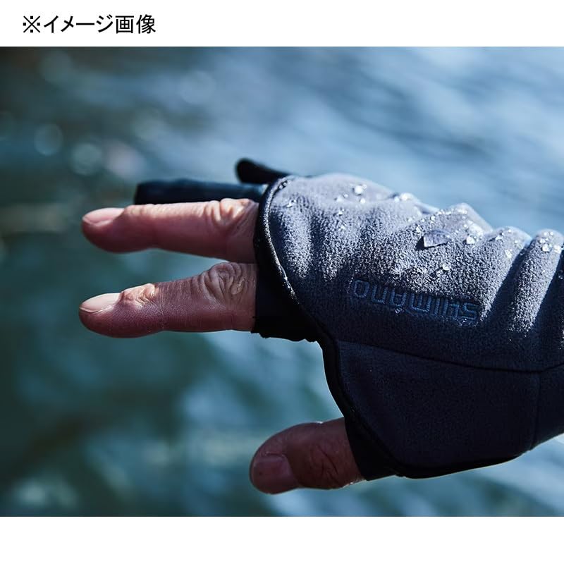 SHIMANO Ветрозащитная флисовая грелка для рук Plus Black XL Gore-Tex GL-033W