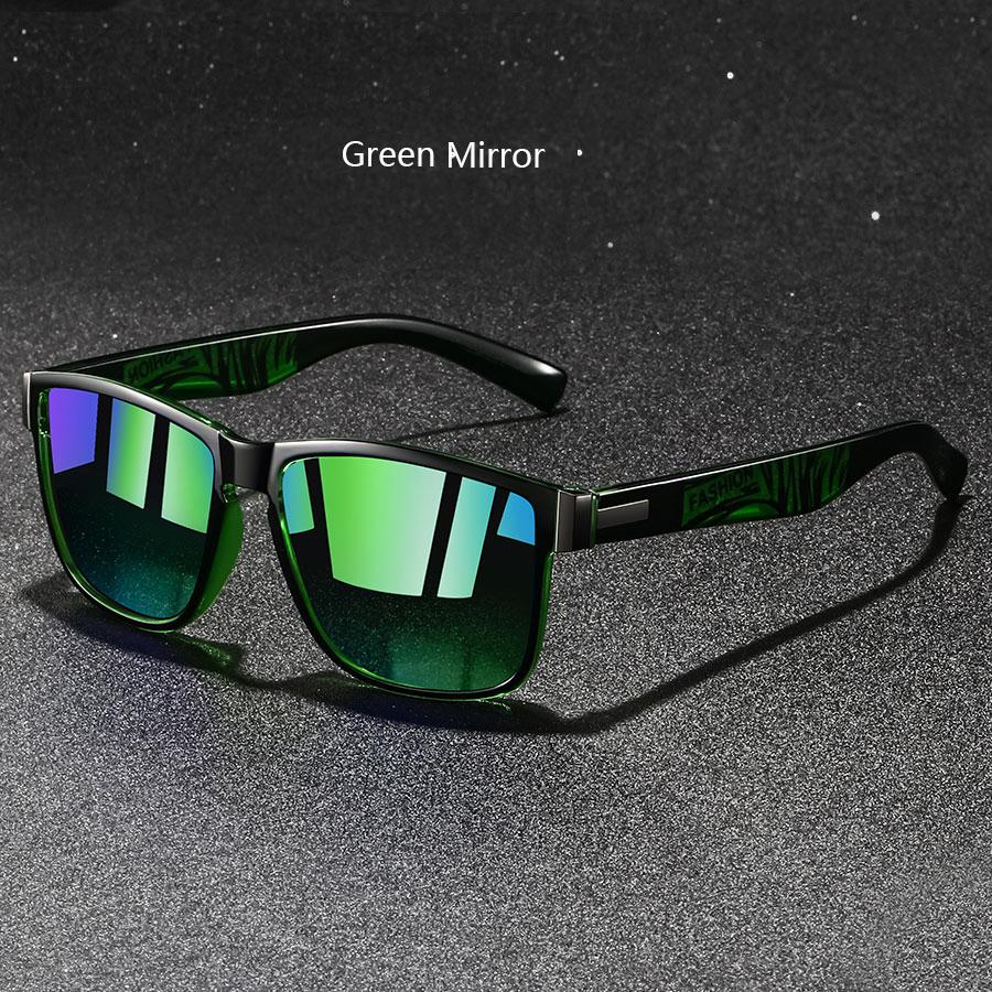 Fashion Vintage Square Pattern Sunglasses Men Women Driving Luxury Brand Designer Sun Glasses Man Driver's Eyewear UV400 Eyewea