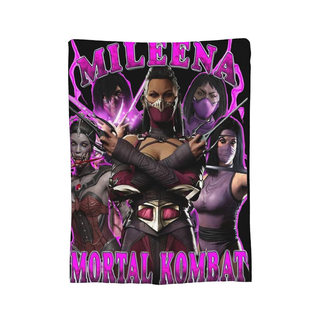 Mortal Kombat Майлина MK Плед Пушистый Забавный Мягкий Плед для Постельного Белья Гостиной Все Сезоны