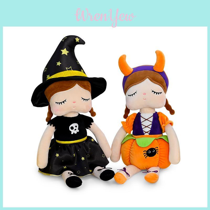 Adorable Angela Witch And Pumpkin Plush Toys For Halloween