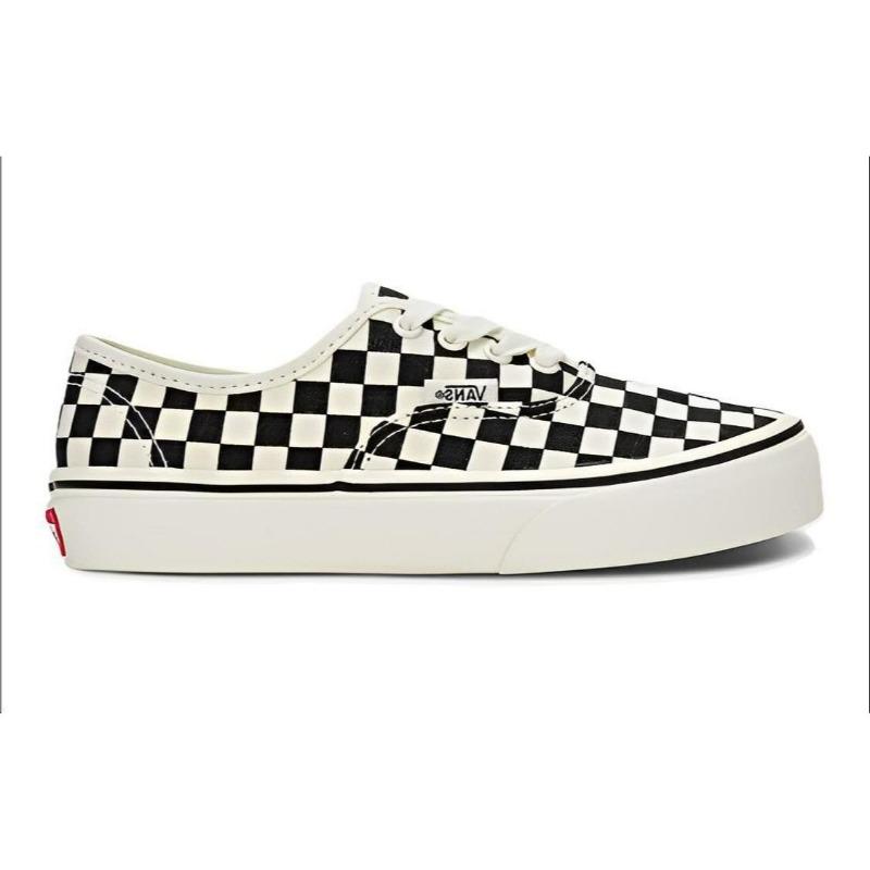 Vans Оригинальные детские кеды для скейтбординга с шахматным узором, прочные, низкие, черные и белые VN000WWXKIG