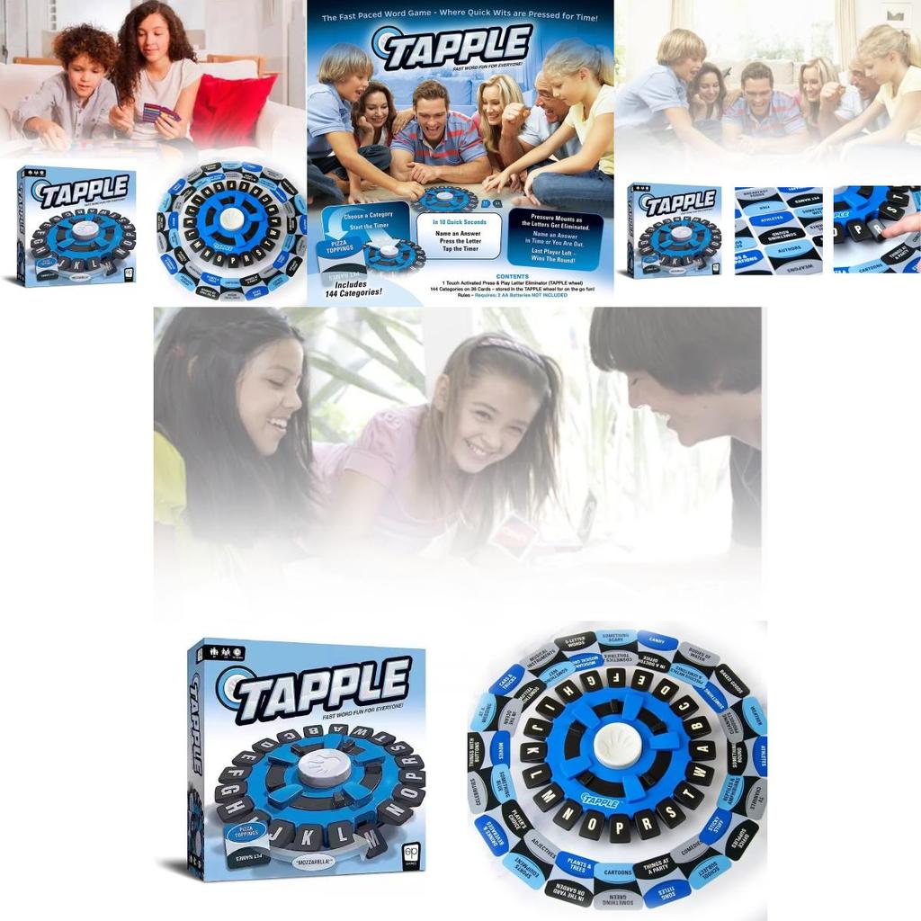 Tapple Tower Динамичная Семейная Настольная Игра Красочная Обучающая Игрушка Для Всех Возрастов