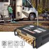 Mini 2CH LCD Display HIFI Audio Stereo Power Amplifier BT FM Radio Portable Car Home 600W Remote