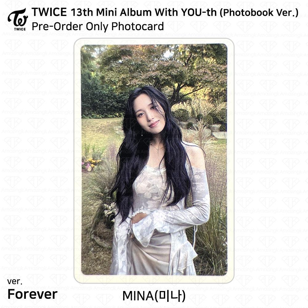 Twice 13-й мини-альбом с молодежной фотокарточкой YOU-th, постером, пленкой, стикером Mina KPOP K-POP