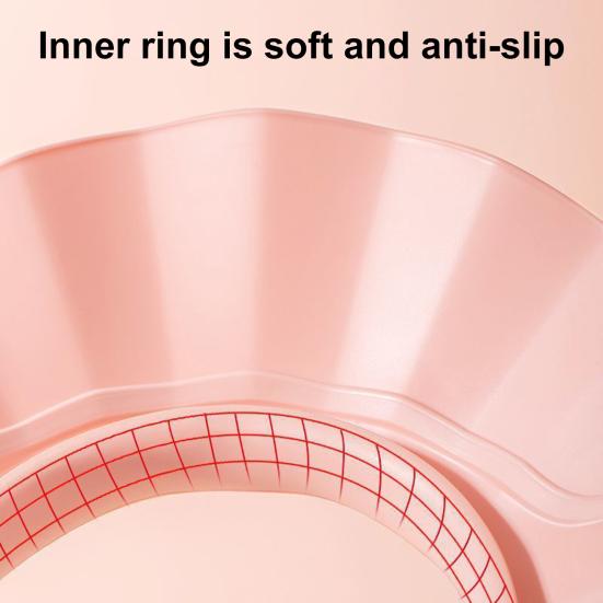 Adult Kids Shower Cap Shield Adjustable Bathing Head Hat Shampoo Visor Cap Soft Waterproof Hair Washing Shield for Head Ear Eye Protection