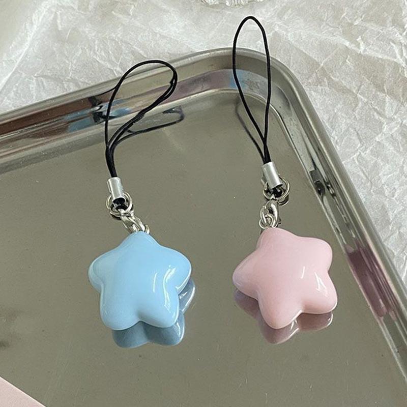 Телефонный шнурок, ремешок для телефона в виде звезды, подвеска для телефона, брелок для ключей, цепочка для мобильного телефона в виде звезды, ювелирные изделия для девочек